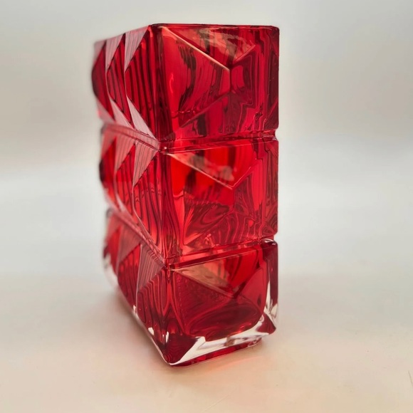 BACCARAT NEIMAN MARCUS EXCLUSIVE LIMITED EDITION XL SIZE LOUXOR RECTANGULAR VASE - Picture 6 of 6